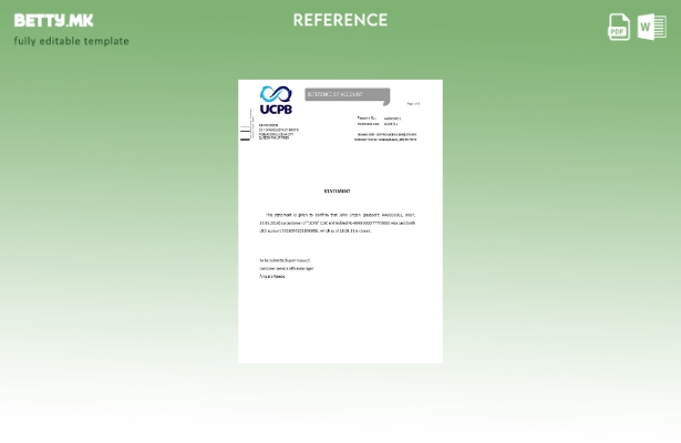 Референтен шаблон за затворање на UCPB во модерен стил Филипини